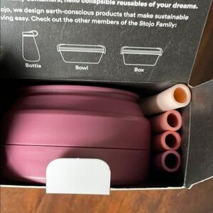 Container Classiflycation Kitchen | Stojo Class Collapsiblecup With Straws | Poshmark
